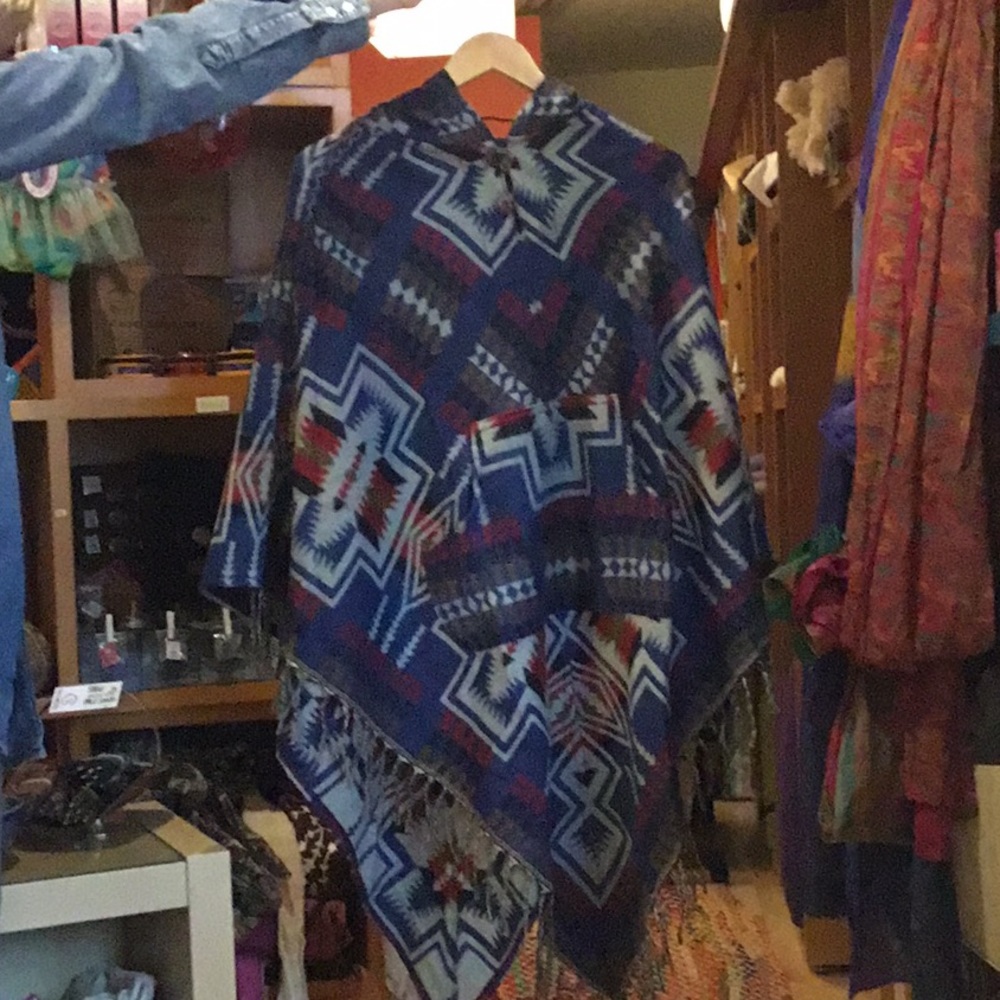 Wool Poncho Made in Nepal